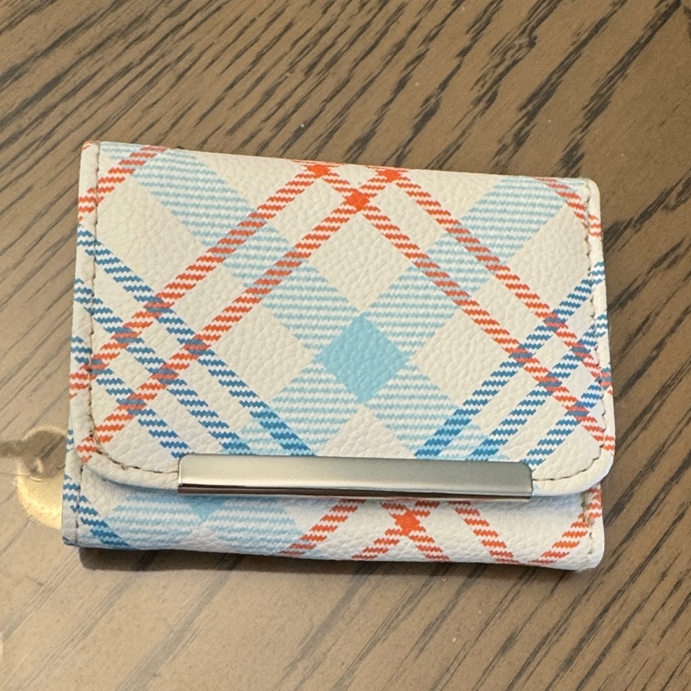 Mundi Vegan Leather Wallet in Blue